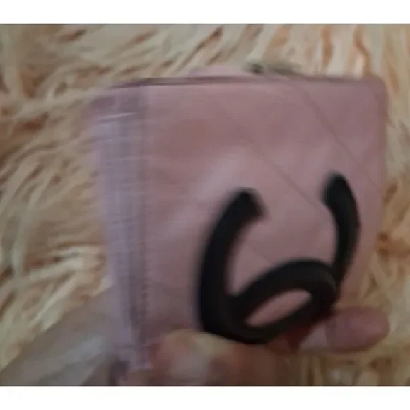 Authentic CHANEL Light Pink Quilted Cambon Small Wallet - Picture 7 of 16